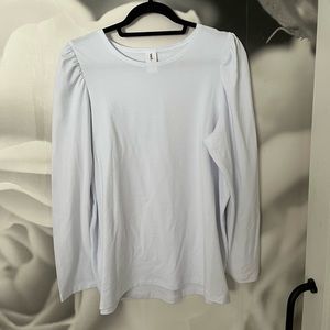 Smash + Tess NWOT Emma long sleeve shirt , white, size L.